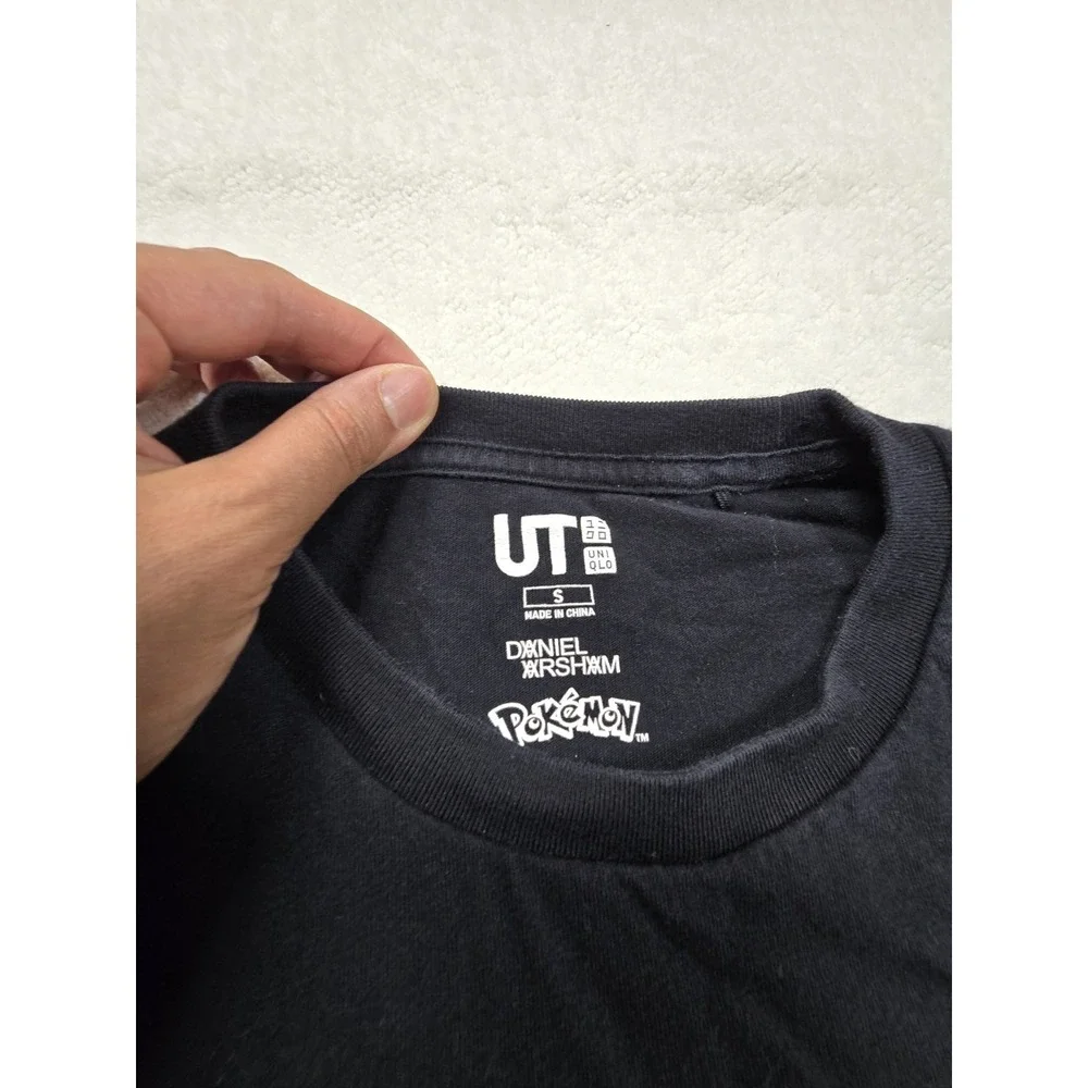 Uniqlo UT x‎ Daniel Arsham Pokémon Pikachu Graphic T-Shirt Black Size S
